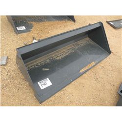 (UNUSED) 72" BUCKET FOR SKID STEER LOADER