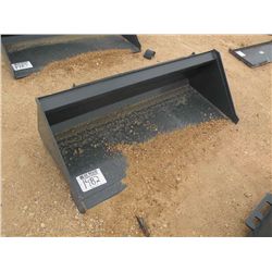 (UNUSED) 66" BUCKET FOR SKID STEER LOADER