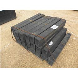 (1) LOT RUBBER LANDSCAPE TIMBERS