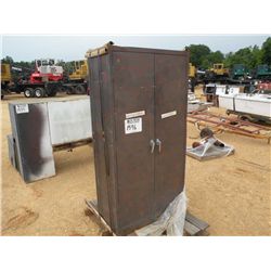 STORAGE CABINET W/ WELDING WIRE & WIRE WELDER