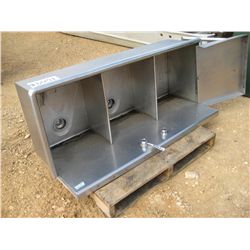 3 SECTION STAINLESS SINK