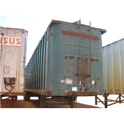 1996 48' STECO LIVE BOTTOM OPEN TOP CHIP TRAILER