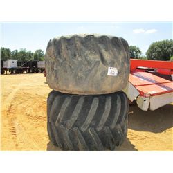 1 LOT (2) SKIDDER TIRES