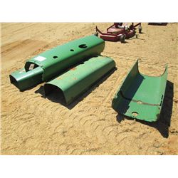 1 LOT (4) JOHN DEERE HOODS