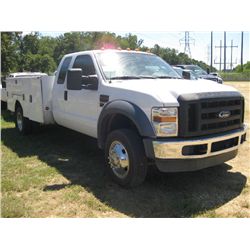 2008 FORD F550XL SUPERDUTY EXTENDED CAB PICKUP