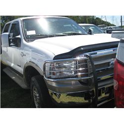 2006 FORD KING RANCH F250 4X4 PICKUP