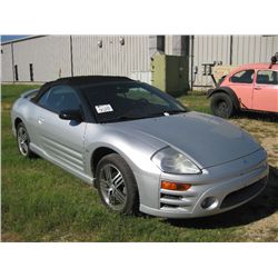 2005 MITSUBISHI SPYDER GTS CONVERTIBLE 2 DOOR SEDAN