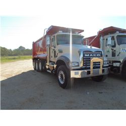 2012 MACK GU713 TRI-AXLE DUMP