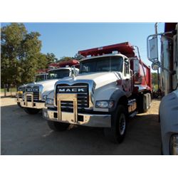 2012 MACK GU713 TRI-AXLE DUMP