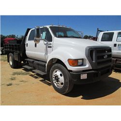 2006 FORD F750 S/A FLATBED