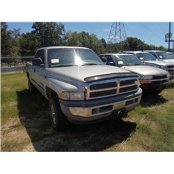 2000 DODGE RAM 1500 4X4 EXTENDED CAB PICKUP