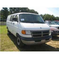 2002 DODGE RAM VAN TRUCK