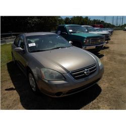 2003 NISSAN ALTIMA 4 DOOR SEDAN
