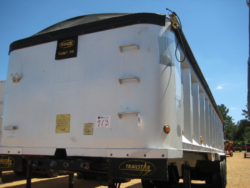 2006 TRAILSTAR 32' TRIAXLE ALUMINUM DUMP TRAILER J.M. Wood Auction