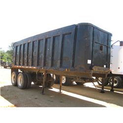 1987 PALMER 22' DUMP TRAILER