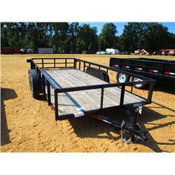 2011 CALIBER 7' X 16' TRAILER