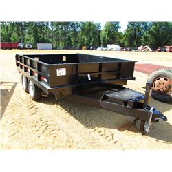 SHOPBUILT 8' X 10' T/A DUMP TAG TRAILER (BILL