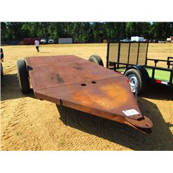 SHOPBUILT 12' TRAILER STEEL (BILL OF SALE ONL