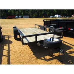 6' X 12' S/A TAG TRAILER W/RAMP & SPARE TIRE