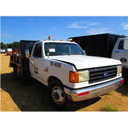 1987 FORD F350 S/A FLATBED