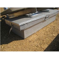 (1) ALUMINUM ABOVE BED TOOL BOX