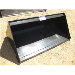 (UNUSED) BUCKET 60" SMOOTH, FITS SKID STEER LOADER
