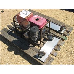 GAS GENERATOR W/DOLLY WHEELS