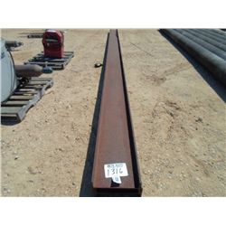 1 LOT (2) 14" C 30' WIDE FLANGE BEAMS