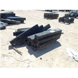 (1) LOT RUBBER LANDSCAPE TIMBERS