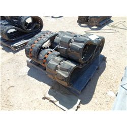(1) LOT RUBBER TRACKS FOR SKID STEER LOADER