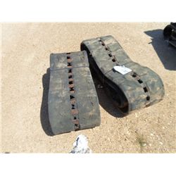 (2) 18" RUBBER TRACKS FOR SKID STEER LOADER