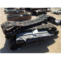 (1) LOT RUBBER TRACKS FOR SKID STEER LOADER