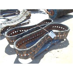 (1) LOT 12" RUBBER TRACKS FOR SKID STEER LOAD