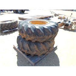 1 LOT (2) 18.9-24 TIRES & RIMS