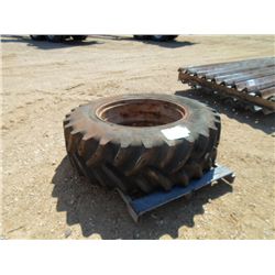 1 LOT (1) 18.4-34 TIRE & RIM