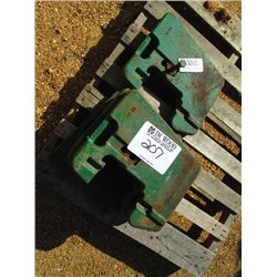 JOHN DEERE TRACTOR WEIGHT