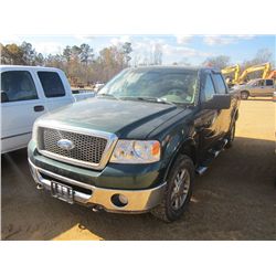 2008 FORD F150 4X4 CREWCAB PICKUP