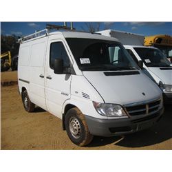 2006 DODGE 2500 SPRINTER WORK VAN