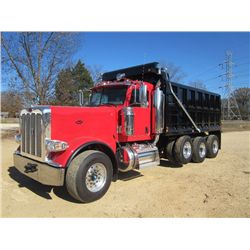 2013 PETERBILT 389K TRI-AXLE DUMP TRUCK