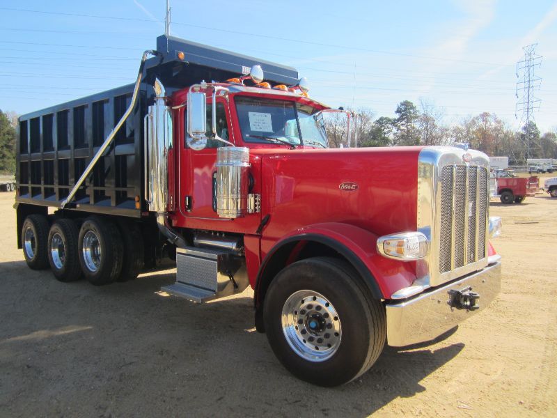 2013 PETERBILT 389K TRIAXLE DUMP TRUCK J.M. Wood Auction Company, Inc.