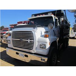 1997 FORD 9000 TRI-AXLE DUMP