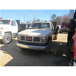 1991 GMC 3500 S/A FLAT DUMP
