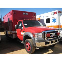 2005 FORD F450 AMBULANCE