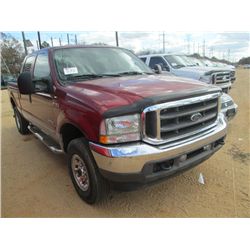 2003 FORD F250 4X4 PICKUP TRUCK