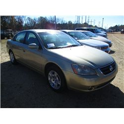 2004 NISSAN ALTIMA 2.5S 4 DOOR SEDAN