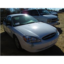 2001 FORD TAURUS LX 4 DOOR SEDAN