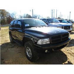 2000 DODGE DURANGO 4X4 SUV