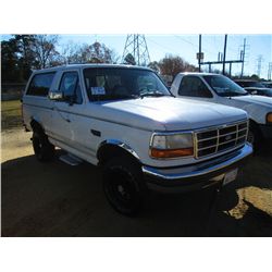 1994 FORD BRONCO 4XC4 XLT