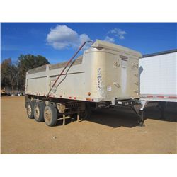 1996 OLYMPIAN 22' TRI-AXLE ALUMINUM DUMP TRAILER