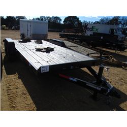 2011 TRAILER WORLD T/A 7' X 18' DOVETAIL TRAILER